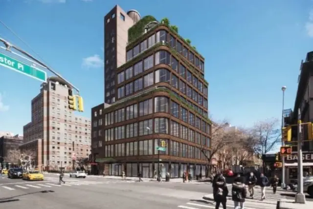 Rendering of proposed office building at 3 St. Marks Place